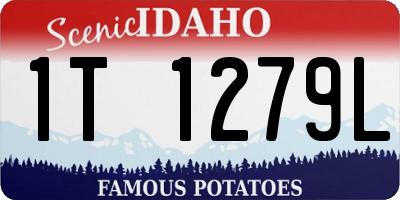 ID license plate 1T1279L