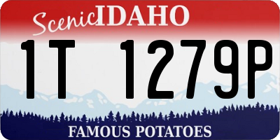 ID license plate 1T1279P