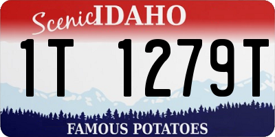 ID license plate 1T1279T