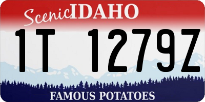 ID license plate 1T1279Z