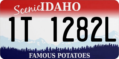ID license plate 1T1282L
