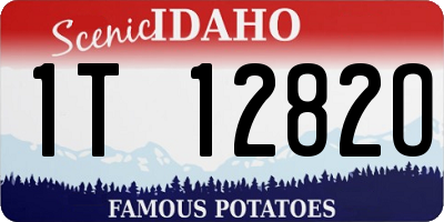 ID license plate 1T1282O