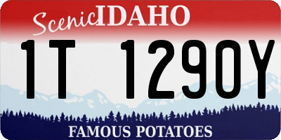 ID license plate 1T1290Y