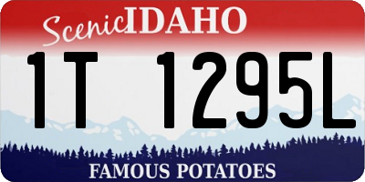 ID license plate 1T1295L