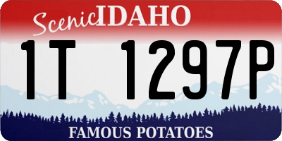 ID license plate 1T1297P