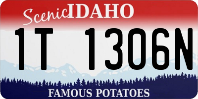 ID license plate 1T1306N
