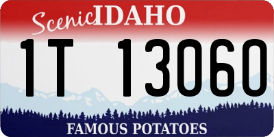 ID license plate 1T1306O