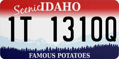 ID license plate 1T1310Q