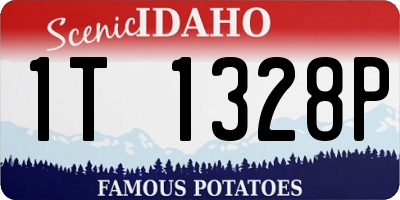 ID license plate 1T1328P