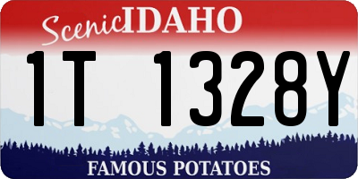 ID license plate 1T1328Y