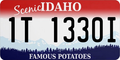 ID license plate 1T1330I