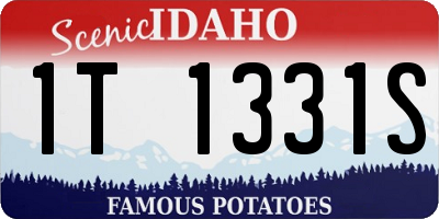 ID license plate 1T1331S