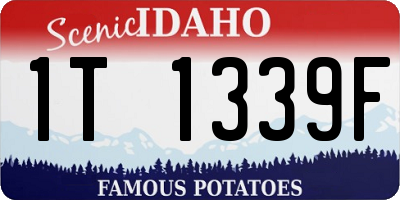 ID license plate 1T1339F