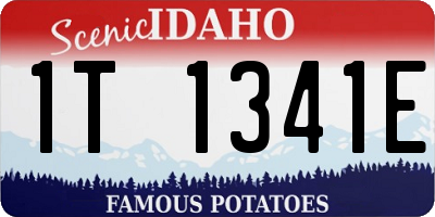 ID license plate 1T1341E