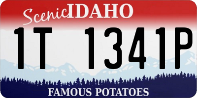 ID license plate 1T1341P