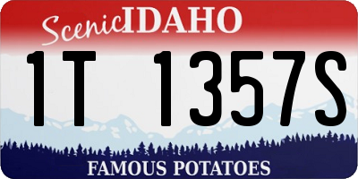 ID license plate 1T1357S