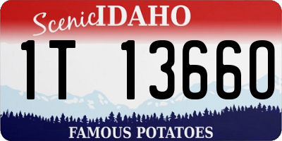 ID license plate 1T1366O