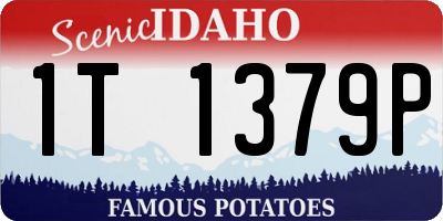 ID license plate 1T1379P