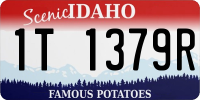 ID license plate 1T1379R