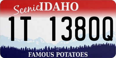 ID license plate 1T1380Q