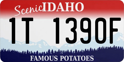 ID license plate 1T1390F