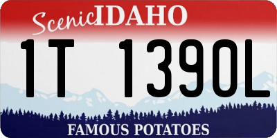 ID license plate 1T1390L