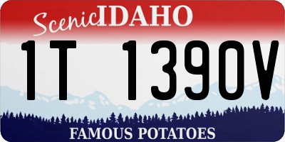ID license plate 1T1390V