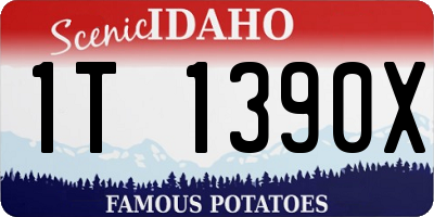 ID license plate 1T1390X