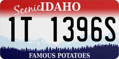 ID license plate 1T1396S