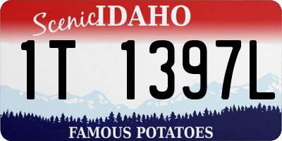 ID license plate 1T1397L