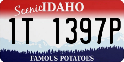 ID license plate 1T1397P