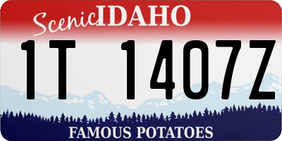 ID license plate 1T1407Z