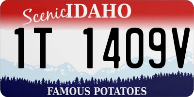 ID license plate 1T1409V