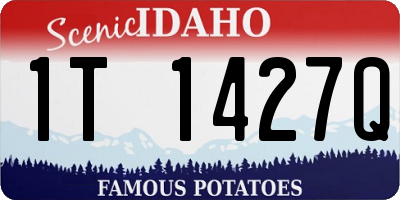 ID license plate 1T1427Q