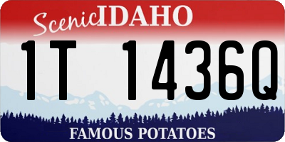 ID license plate 1T1436Q