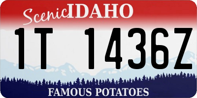 ID license plate 1T1436Z