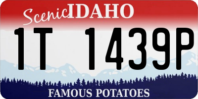 ID license plate 1T1439P