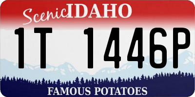 ID license plate 1T1446P
