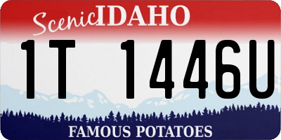 ID license plate 1T1446U