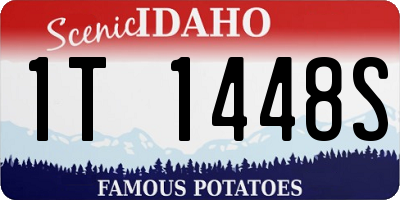ID license plate 1T1448S