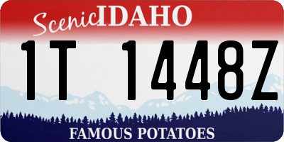 ID license plate 1T1448Z