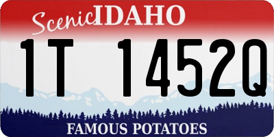 ID license plate 1T1452Q