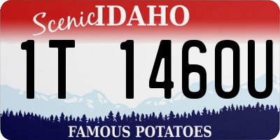 ID license plate 1T1460U