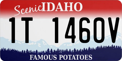 ID license plate 1T1460V