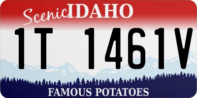 ID license plate 1T1461V