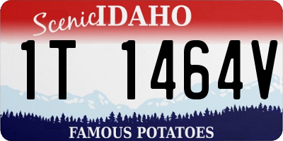 ID license plate 1T1464V