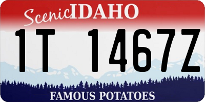 ID license plate 1T1467Z