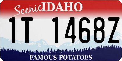 ID license plate 1T1468Z