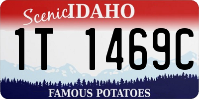 ID license plate 1T1469C