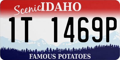 ID license plate 1T1469P